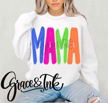 Load image into Gallery viewer, Neon Block Any Name  Gildan Tee
