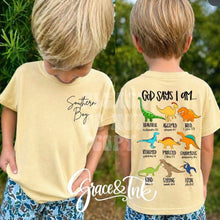 Load image into Gallery viewer, God Says Dino Youth-Toddler Tee
