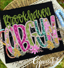 Load image into Gallery viewer, Floral Frills Any Name  CC Tee
