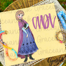 Load image into Gallery viewer, Princess Initial Adult   CC Tee
