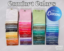 Load image into Gallery viewer, Comfort Colors Color Chart

